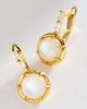 By Anthropologie Gemstone Drop Earrings - 1