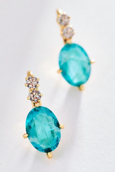 By Anthropologie Gemstone Hook Earrings