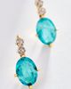 By Anthropologie Gemstone Huggie Earrings - 1