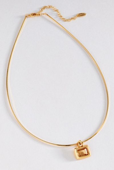 By Anthropologie Gemstone Pendant Collar Necklace
