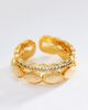 By Anthropologie Gemstone Stacking Ring, Set of 2 - 1