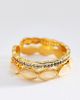 By Anthropologie Gemstone Stacking Ring, Set of 2 - 2