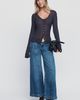 By Anthropologie Gianna Cashmere Blend U-Neck Cardigan Top - 3