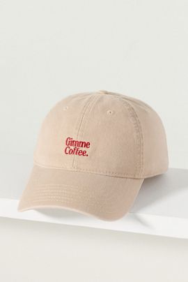 By Anthropologie Gimme Coffee Baseball Cap