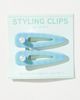 By Anthropologie Gingham Hair Styling Clips, Set of 2 - 2
