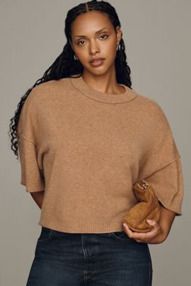 By Anthropologie Goldie 100% Cashmere Sweater