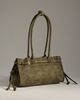 By Anthropologie Greer Structured Faux-Suede Shoulder Bag - 1