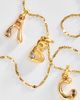 By Anthropologie Groovy Bezel Initial Charm - 1