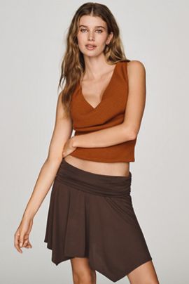 By Anthropologie Hanky Hem Mini Skirt