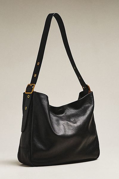 By Anthropologie Hatton Leather Large Shoulder Bag