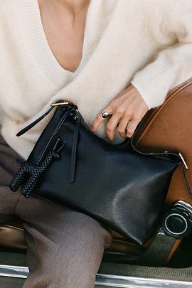 By Anthropologie Hatton Leather Medium Shoulder Bag