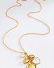 By Anthropologie Heart Cluster Pendant Necklace - 1