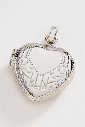 By Anthropologie Heart Locket Pendant Charm