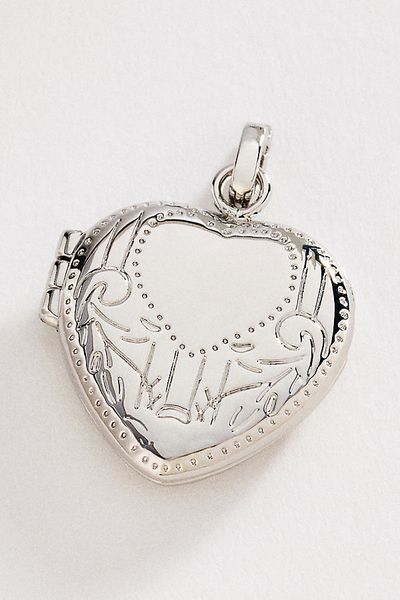 By Anthropologie Heart Locket Pendant Charm