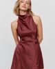 By Anthropologie High Neck Cowl Mini Dress - 1