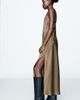 By Anthropologie Ingrid 100% Silk Midi Slip Dress - 3
