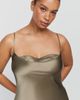 By Anthropologie Ingrid 100% Silk Midi Slip Dress - 8