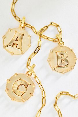 By Anthropologie Initial Charm