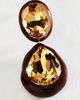 By Anthropologie Jelly Two Stone Drop Earrings - 2