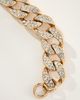 By Anthropologie Jolene Layered Pave Link Bracelet - 2