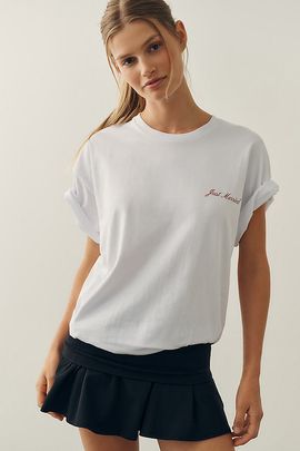 By Anthropologie Just Married 100% Cotton Tee