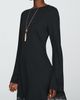 By Anthropologie Knit Lace-Trim Mini Dress - 3