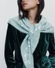 By Anthropologie Knit Sequin Triangle Scarf - 1