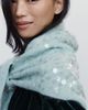 By Anthropologie Knit Sequin Triangle Scarf - 2