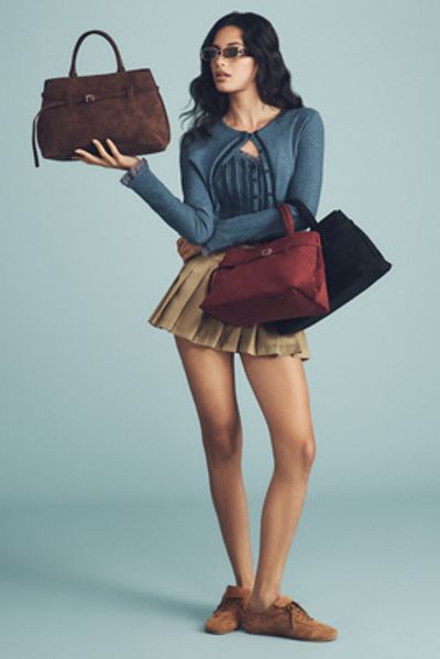 By Anthropologie Lace-Trim Cardigan Sweater