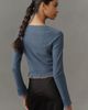 By Anthropologie Lace-Trim Cardigan Sweater - 4