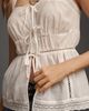 By Anthropologie Lace-Trim Peplum Sleeveless Top - 4