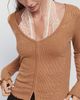 By Anthropologie Lace Halter Knit Twofer Top - 4