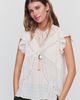 By Anthropologie Lace Inset Blouse - 1