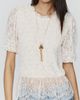 By Anthropologie Lace Peplum Top - 3