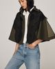By Anthropologie Lace Scarf Poncho Trench Coat Jacket - 2