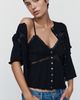 By Anthropologie Lace Trim Sweater Tank Top - 3