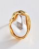 By Anthropologie Large Pearl Ring - 2