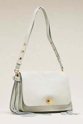 By Anthropologie Large Porter Leather Bag