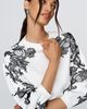 By Anthropologie Layered Lace Puff Sleeve Top - 2