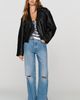 By Anthropologie Leather Moto Jacket - 4