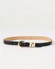 By Anthropologie Leather Slim Belt - 1
