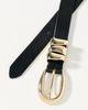 By Anthropologie Leather Slim Belt - 2