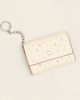 By Anthropologie Leather Studded Wallet with Keychain - 1
