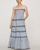By Anthropologie Linen Cotton Halter Midi Dress - 1