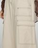 By Anthropologie Linen Cotton High Rise Wide Leg Utility Pants - 4