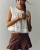 By Anthropologie Linen Ruffle Shorts - 1