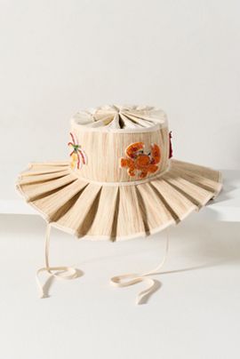 By Anthropologie Lobster Party Bucket Hat