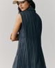By Anthropologie Longline Pinstripe Vest Jacket - 3