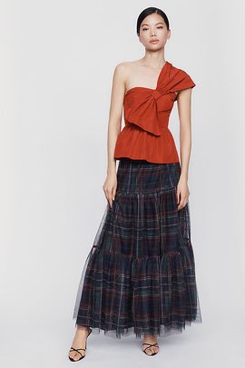 By Anthropologie @loverlygrey x Anthropologie Blythe Tulle Maxi Skirt