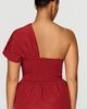 By Anthropologie @loverlygrey x Anthropologie Elodie One-Shoulder Blouse - 6